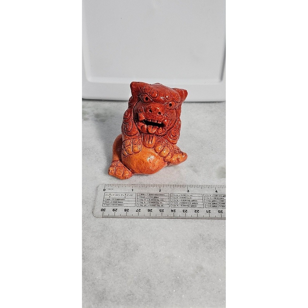 Awesome Red Orange Foo Dog